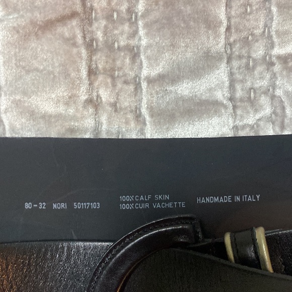 Boss Calf Skin belt 80-32 - Picture 2 of 5